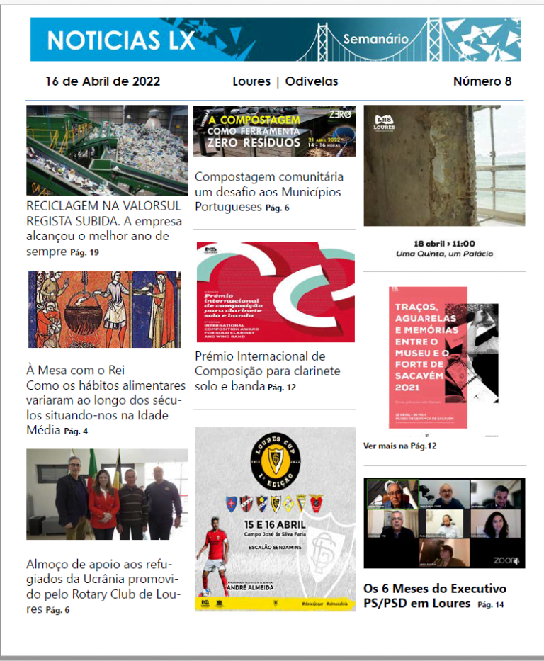 Semanário NoticiasLx edição de 16 de Abril de 2022