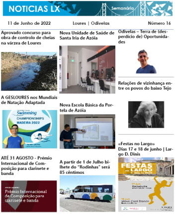 Semanário NoticiasLx edição de 11 de Junho de 2022   Loures | Odivelas