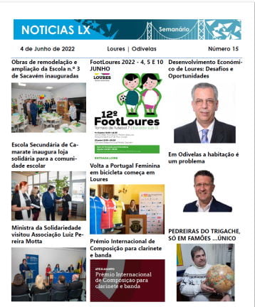 Semanário NoticiasLx edição de 4 de Junho de 2022   Loures | Odivelas