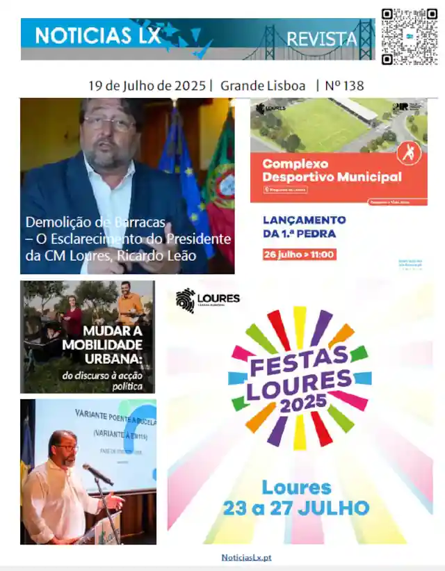 NoticiasLx de 19 de Julho de 2025 - Loures e Grande Lisboa 2 NoticiasLX de 19 de Julho de 2025