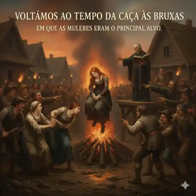 Voltámos ao tempo da caça às bruxas