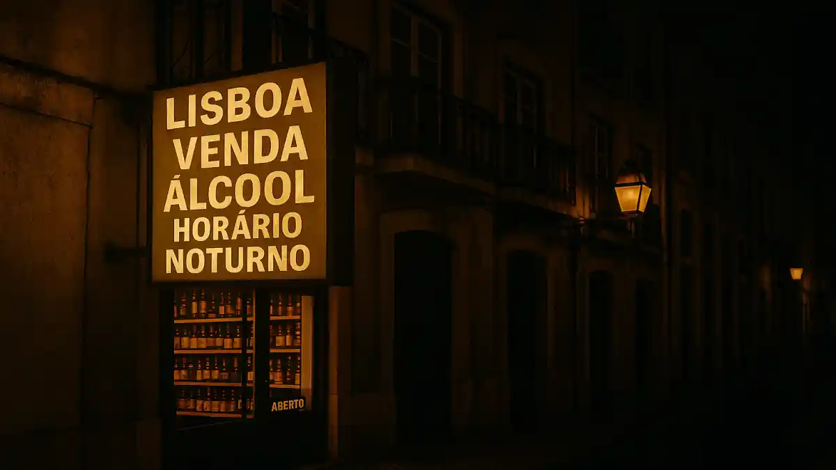 Lisboa venda álcool horário noturno